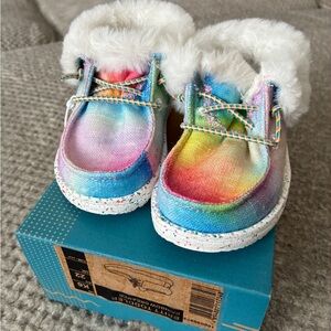 Hey Dudes Colorful Tie-Dye Rainbow color  Shoes